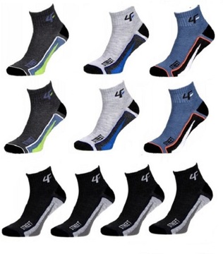 10x SKARPETY sportowe Męskie SKARPETKI 43-46