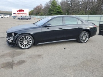 Mercedes 2022 Mercedes-Benz Klasa S 580, 2022r., 4x4, 4.0L 4.0 Benzyna 496KM