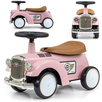 Jeździk chodzik dla dzieci samochód na prezent Royce Retro Pink Milly Mally
