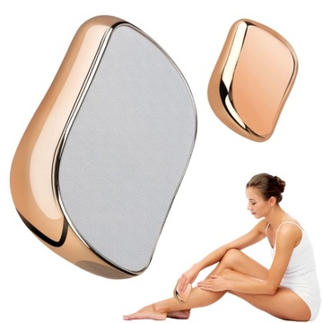 БЕЗБОЛЕЗНЕННЫЙ ДЕПИЛЯТОР ДЛЯ УДАЛЕНИЯ ВОЛОС ОТшелушивающий кристаллический ластик РУЧНОЙ