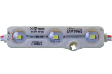 СВЕТОДИОДНЫЙ МОДУЛЬ SAMSUNG LED 1,2 Вт ХОЛОДНО-БЕЛАЯ ЛИНЗА