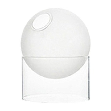 Art Clear Okrągły szklany wazon Tabletop