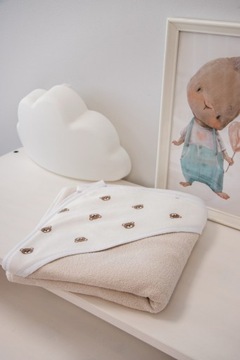 Купание с капюшоном 100 x 100 полотенца