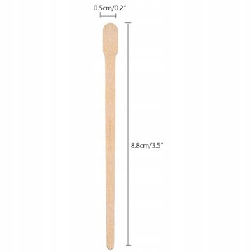 100/50 шт. деревянные шпатели для воска, одноразовые шпатели