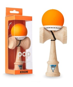 KENDAMA KROM POP ORYGINAL DREWNIANA ORANGE