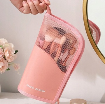 Дорожная косметичка ЧЕХОЛ, кисточки, мелки, органайзер