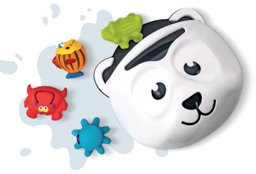 KRZESEŁKO DO KĄPIELI PANDA + ORGANIZER POJEMNIK NA ZABAWKI PANDA