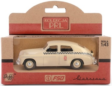 Model Daffi Warszawa M-20 Taxi piaskowy