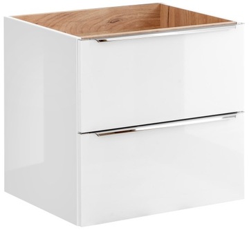 Wisząca szafka pod umywalkę 60 cm CAPRI WHITE 820