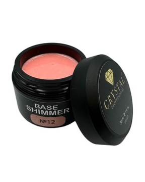 Baza Hybrydowa Kamuflująca CRYSTAL PROFESSIONAL Base Shimmer #12 15ml