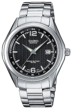 KLASYCZNY ZEGAREK MĘSKI CASIO EDIFICE EF-121D-1AVEG STALOWY DATA WR100 +BOX