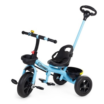 ДЕТСКИЙ ТРЕХКОЛЕСНЫЙ АВТОМОБИЛЬ С ПУШЕРОМ И РЕМНЕМ БЕЗОПАСНОСТИ