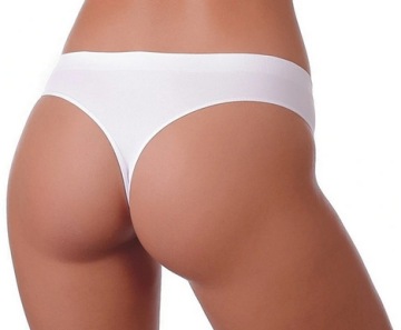 СТРИНГИ ЖЕНСКИЕ GATTA БЕСШОВНЫЕ LILI, БЕЛЫЕ, L