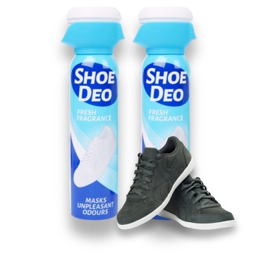 ODŚWIEŻACZ DO BUTÓW SPRAY DEZODORANT ZAPACHOWY WSZYSTKIE BUTY 200ml x 2