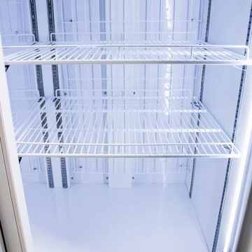 Витрина морозильная стеклянная, 1 дверца, светодиодное освещение 501L OLAF R62