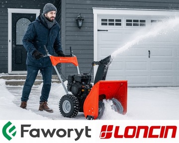 БЕНЗИНОВЫЙ СНЕГОУборщик FAWORYTY С ПРИВОДОМ 6,0 Л.С. СНЕЖОПЛУГ 53 см