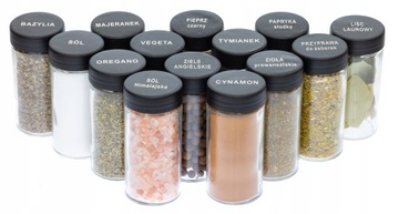 ОРГАНАЙЗЕР ДЛЯ СПЕЦИЙ Элегантная ПОЛКА ДЛЯ СПЕЦИЙ, 30 баночек + этикетки