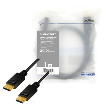 Кабель DisplayPort 1.4 DP 8K, 60 Гц, 4K, 120 Гц, 1 м