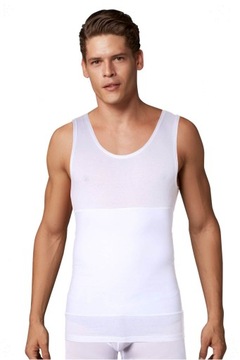 koszulka męska wyszczuplająca L modelująca bielizna top na ramiączkach 5950