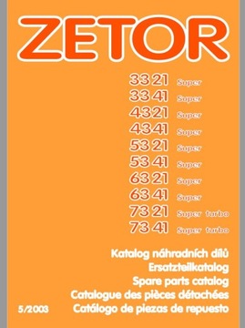 Katalog cz. ZETOR 6321 6341 7321 7341