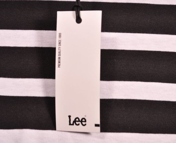 LEE t-shirt BLACK regular STRIPE TEE _ M