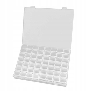 56 отделений Пластиковая коробочка для бусин