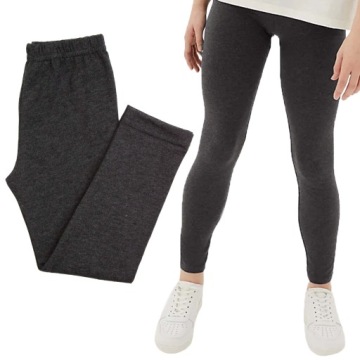 LEGGINSY BAWEŁNIANE GETRY POLSKIE grafit 128