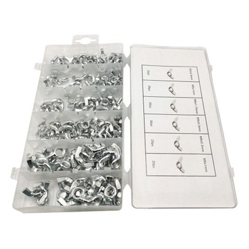 2x10 szt. Regulowany uchwyt zaciskowy ze stal