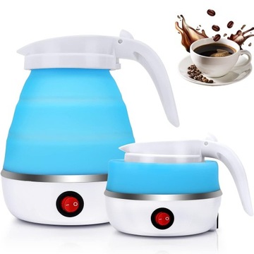 CZAJNIK ELEKTRYCZNY TURYSTYCZNY MAŁY 600ML ,BLUE