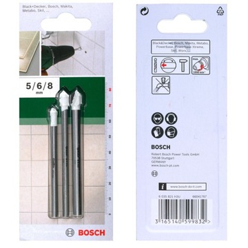 НАБОР ИЗ 3 СВЕРЛ ПО КЕРАМИКЕ И ПЛИТКЕ CYL-9 BOSCH