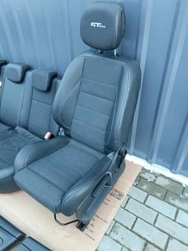 FOTEL LEWY KIEROWCY PÓŁSKÓRA MEGANE III 3 HB 5D GT-LINE PO 2008 PIŁA