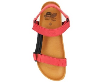 SCHOLL HEAVEN CULTURAL RED PROFILED SANDALS размер 38