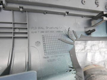 BMW F12 F13 БОКОВАЯ ОБИВКА ЛЕВАЯ ЗАДНЯЯ