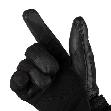 Naklejki SMART FINGER OXFORD (kolor czarny, do ekranów dotykowych; na rękaw