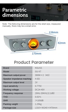 HIFI-усилитель 300 Вт*2