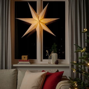 IKEA STRALA gwiazda wisząca 90 NOWA KORONKA LAMPA