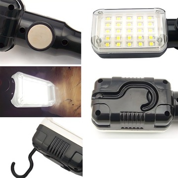 СВЕТИЛЬНИК ДЛЯ МАСТЕРСКОЙ 25 СВЕТОДИОДНЫХ КАНАЛЬНЫХ КРЮЧКОВ, МАГНИТ 245В