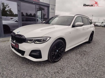 BMW Seria 3 G20-G21 Touring 2.0 320d 190KM 2021 BMW Seria 3 M-Sport XDrive 2.0 MHEV 190KM Salon Polska Faktura Vat 23 Gwar, zdjęcie 1