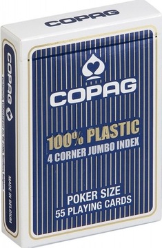 Karty do gry Copag 100 % Plasic 4 Corner Index