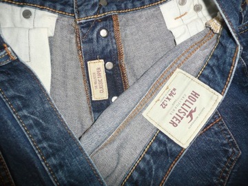 Spodnie dżinsy HOLLISTER W34/L32=46/107cm jeansy