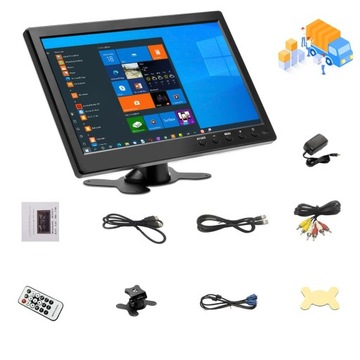 ДИСПЛЕЙ АВТОМОБИЛЬНОГО МОНИТОРА 10,1-дюймовый вход HDMI/VGA/BNC/AV/DE премиум-класса