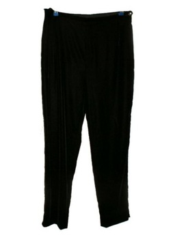 M&S aksamit welur eleganckie spodnie damskie retro vintage czarne 44