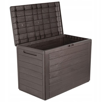 Садовый ящик Woodebox 190л коричневый