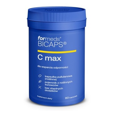 Formeds Bicaps C Max Witamina D3 Cytrynian Cynku Odporność 90 kaps