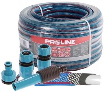 САДОВЫЙ ШЛАНГ PROLINE 3/4'' 50м 24БАР + КОНЦЫ РАЗЪЕМА 99435 3/4''