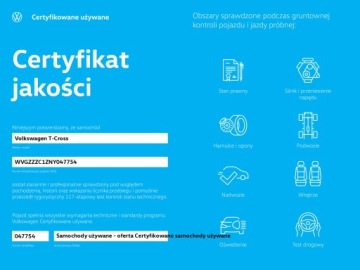 Volkswagen T-Cross SUV 1.0 TSI 95KM 2021 Volkswagen T-Cross Life 1.0 TSI 95KM, Salon Polska, zdjęcie 1
