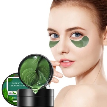PŁATKI POD OCZY - ZIELONA HERBATA - GREEN TEA MASK