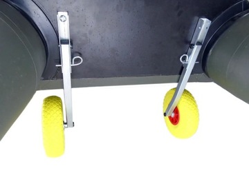 KT400Poly транцевые скользящие колеса для бескамерных надувных лодок