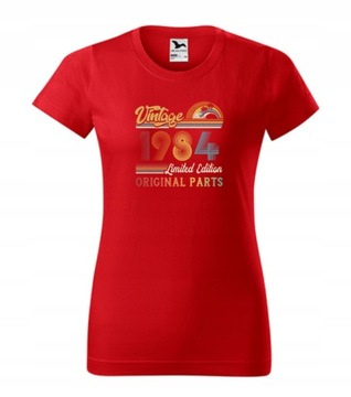 Koszulka T-shirt VINTAGE LIMITED 1984 urodziny