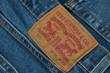 LEVIS 511 Męskie Spodnie Jeansowe Jeansy W36 L32